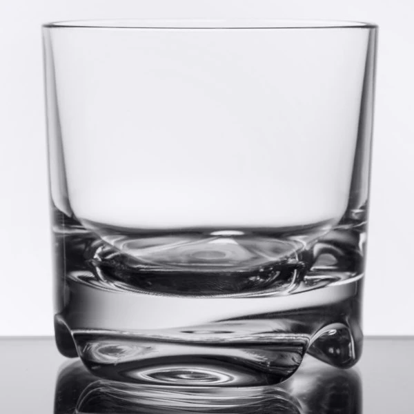 GET Enterprises GET SW-1429-1-SAN-CL Roc N' Roll 10 Oz. Customizable SAN Plastic Rocks / Old Fashioned Glass - 24/Case 4 GET Enterprises GET SW-1429-1-SAN-CL Roc N' Roll 10 Oz. Customizable SAN Plastic Rocks / Old Fashioned Glass - 24/Case - Image 2