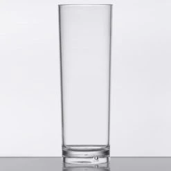 GET Enterprises GET H-14-1-SAN-CL Cheers 14 Oz. Customizable Clear SAN Plastic Tom Collins Glass 5 GET Enterprises GET H-14-1-SAN-CL Cheers 14 Oz. Customizable Clear SAN Plastic Tom Collins Glass -Acopa Shop 1692048