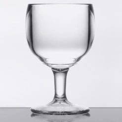 GET Enterprises GET GOB-12-1-SAN-CL 12 Oz. Customizable SAN Plastic Schooner -Acopa Shop 1692675
