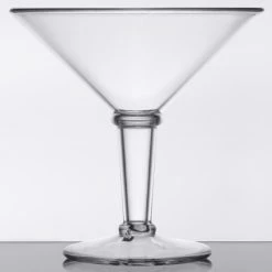 GET Enterprises GET SW-1419-1-SAN-CL 48 Oz. SAN Plastic Super Martini Glass 5 GET Enterprises GET SW-1419-1-SAN-CL 48 Oz. SAN Plastic Super Martini Glass -Acopa Shop 1692697