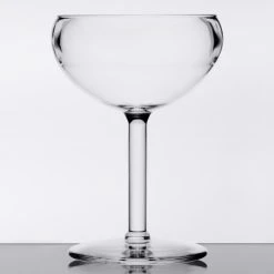 Alternative view of GET Enterprises GET SW-1403-1-SAN-CL 12 Oz. Customizable SAN Plastic Coupe Glass