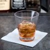 GET Enterprises GET S-9-CL Revo 9 Oz. Customizable SAN Plastic Stackable Rocks / Old Fashioned Glass - 24/Case 1 GET Enterprises GET S-9-CL Revo 9 Oz. Customizable SAN Plastic Stackable Rocks / Old Fashioned Glass - 24/Case -Acopa Shop 1692725
