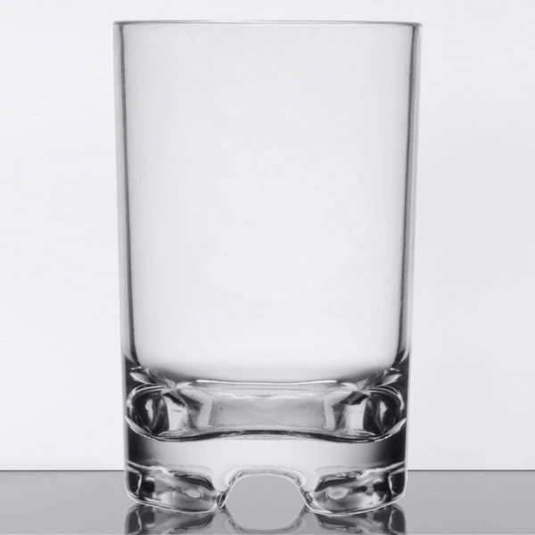 GET Enterprises GET SW-1424-1-SAN-CL Roc N' Roll 12 Oz. Customizable SAN Plastic Double Rocks / Old Fashioned Glass 4 GET Enterprises GET SW-1424-1-SAN-CL Roc N' Roll 12 Oz. Customizable SAN Plastic Double Rocks / Old Fashioned Glass - Image 2