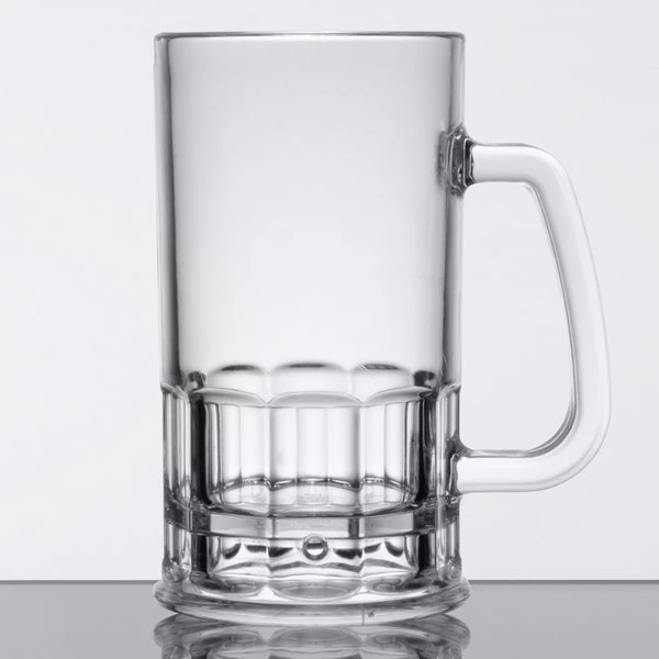 GET Enterprises GET 00085-1-SAN-CL 20 Oz. Customizable SAN Plastic Beer Mug - 12/Pack 4 GET Enterprises GET 00085-1-SAN-CL 20 Oz. Customizable SAN Plastic Beer Mug - 12/Pack - Image 2