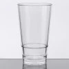 GET Enterprises GET S-14-CL Revo 14 Oz. Customizable SAN Plastic Stackable Mixing Glass - 24/Case 1 GET Enterprises GET S-14-CL Revo 14 Oz. Customizable SAN Plastic Stackable Mixing Glass - 24/Case -Acopa Shop 1692799