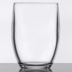 Alternative view of GET Enterprises GET SW-1461-CL 12 Oz. Customizable SAN Plastic Stemless Wine Glass - 24/Case