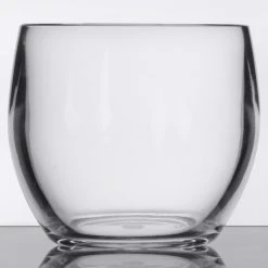 Alternative view of GET Enterprises GET SW-1460-CL 8 Oz. Customizable SAN Plastic Stemless Wine Glass - 24/Case
