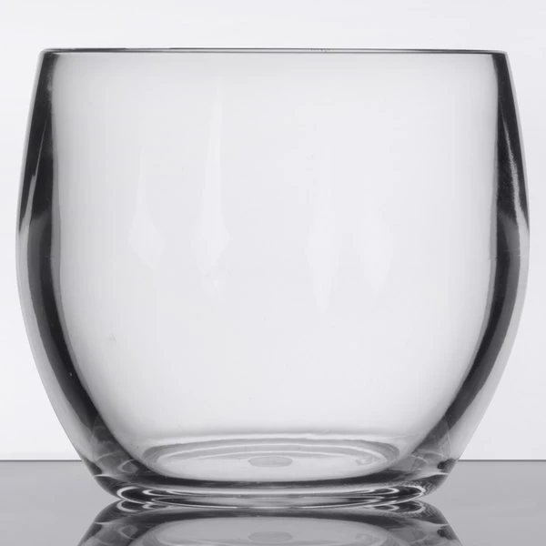 GET Enterprises GET SW-1460-CL 8 Oz. Customizable SAN Plastic Stemless Wine Glass - 24/Case 4 GET Enterprises GET SW-1460-CL 8 Oz. Customizable SAN Plastic Stemless Wine Glass - 24/Case - Image 2