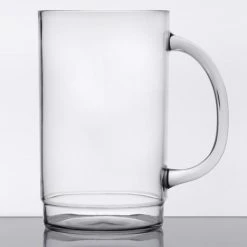 Alternative view of GET Enterprises GET 00083-1-SAN-CL 20 Oz. Customizable SAN Plastic Beer Mug - 24/Case