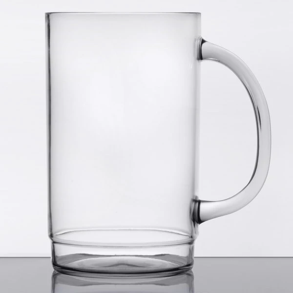 GET Enterprises GET 00083-1-SAN-CL 20 Oz. Customizable SAN Plastic Beer Mug - 24/Case 4 GET Enterprises GET 00083-1-SAN-CL 20 Oz. Customizable SAN Plastic Beer Mug - 24/Case - Image 2