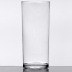 GET Enterprises GET H-16-1-SAN-CL Cheers 16 Oz. Customizable Clear SAN Plastic Highball Glass - 24/Case 5 GET Enterprises GET H-16-1-SAN-CL Cheers 16 Oz. Customizable Clear SAN Plastic Highball Glass - 24/Case -Acopa Shop 1692879