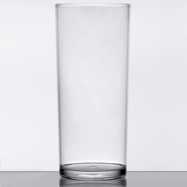 GET Enterprises GET H-16-1-SAN-CL Cheers 16 Oz. Customizable Clear SAN Plastic Highball Glass - 24/Case 4 GET Enterprises GET H-16-1-SAN-CL Cheers 16 Oz. Customizable Clear SAN Plastic Highball Glass - 24/Case - Image 2