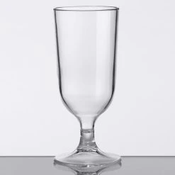 GET Enterprises GET SW-1414-1-CL 12 Oz. Customizable SAN Plastic Goblet - 24/Case 5 GET Enterprises GET SW-1414-1-CL 12 Oz. Customizable SAN Plastic Goblet - 24/Case -Acopa Shop 1692892