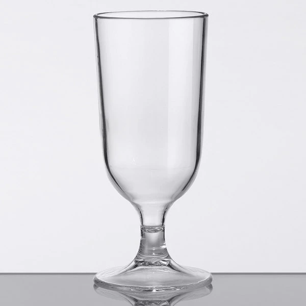 GET Enterprises GET SW-1414-1-CL 12 Oz. Customizable SAN Plastic Goblet - 24/Case 4 GET Enterprises GET SW-1414-1-CL 12 Oz. Customizable SAN Plastic Goblet - 24/Case - Image 2