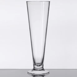 Alternative view of GET Enterprises GET SW-1466-CL 16 Oz. Customizable Tritan Plastic Footed Pilsner Glass - 24/Case