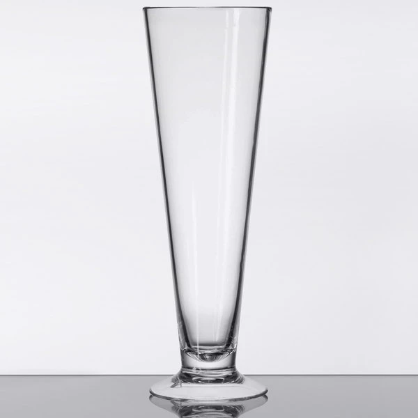 GET Enterprises GET SW-1466-CL 16 Oz. Customizable Tritan Plastic Footed Pilsner Glass - 24/Case 4 GET Enterprises GET SW-1466-CL 16 Oz. Customizable Tritan Plastic Footed Pilsner Glass - 24/Case - Image 2