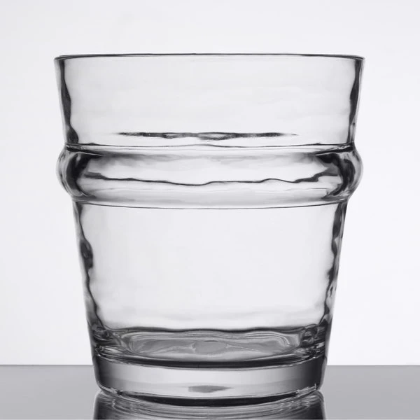 Libbey 92429 Infinium Wake 10 Oz. Tritan Plastic Stackable Rocks / Old Fashioned Glass - 12/Case 4 Libbey 92429 Infinium Wake 10 Oz. Tritan Plastic Stackable Rocks / Old Fashioned Glass - 12/Case - Image 2