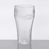 GET Enterprises GET 7720-CC Bell 20 Oz. Clear Coca-Cola® SAN Plastic Pebbled Soda Glass - 72/Case -Acopa Shop 1764633