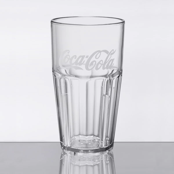 GET Enterprises GET 9916-CC Bahama 16 Oz. Clear Coca-Cola® SAN Plastic Tumbler - 72/Case 3 GET Enterprises GET 9916-CC Bahama 16 Oz. Clear Coca-Cola® SAN Plastic Tumbler - 72/Case