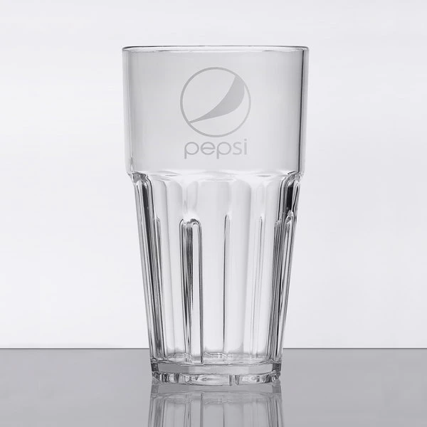 GET Enterprises GET 9916-CP Bahama 16 Oz. Clear Pepsi® SAN Plastic Tumbler - 72/Case 3 GET Enterprises GET 9916-CP Bahama 16 Oz. Clear Pepsi® SAN Plastic Tumbler - 72/Case