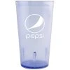GET Enterprises GET 6612-BP 12 Oz. Blue Pepsi® SAN Plastic Pebbled Tumbler - 72/Case -Acopa Shop 1767499