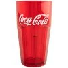 GET Enterprises GET 9916-RC Bahama 16 Oz. Red Coca-Cola® SAN Plastic Tumbler - 72/Case 2 GET Enterprises GET 9916-RC Bahama 16 Oz. Red Coca-Cola® SAN Plastic Tumbler - 72/Case -Acopa Shop 1767508