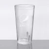 GET Enterprises GET 6620-CP 20 Oz. Clear Pepsi® SAN Plastic Pebbled Tumbler - 72/Case -Acopa Shop 1767587