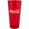 GET Enterprises GET 6624-RC 24 Oz. Red Coca-Cola® SAN Plastic Pebbled Tumbler - 72/Case 2 GET Enterprises GET 6624-RC 24 Oz. Red Coca-Cola® SAN Plastic Pebbled Tumbler - 72/Case -Acopa Shop 1815724