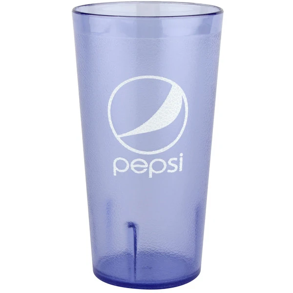 GET Enterprises GET 6632-BP 32 Oz. Blue Pepsi® SAN Plastic Tall Pebbled Tumbler - 72/Case 3 GET Enterprises GET 6632-BP 32 Oz. Blue Pepsi® SAN Plastic Tall Pebbled Tumbler - 72/Case