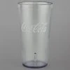 GET Enterprises GET 6632-CC 32 Oz. Clear Coca-Cola® SAN Plastic Tall Pebbled Tumbler - 72/Case 2 GET Enterprises GET 6632-CC 32 Oz. Clear Coca-Cola® SAN Plastic Tall Pebbled Tumbler - 72/Case -Acopa Shop 1815735