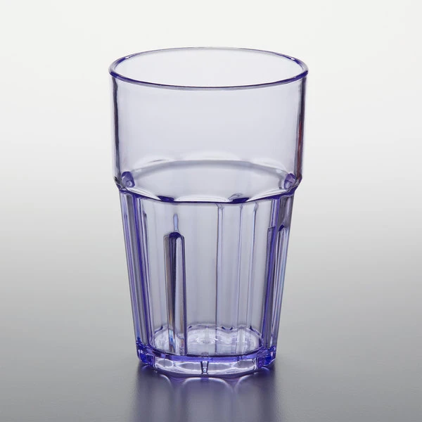 GET Enterprises GET 9910-1-BL Bahama 10 Oz. Blue Customizable SAN Plastic Tumbler - 72/Case 4 GET Enterprises GET 9910-1-BL Bahama 10 Oz. Blue Customizable SAN Plastic Tumbler - 72/Case - Image 2