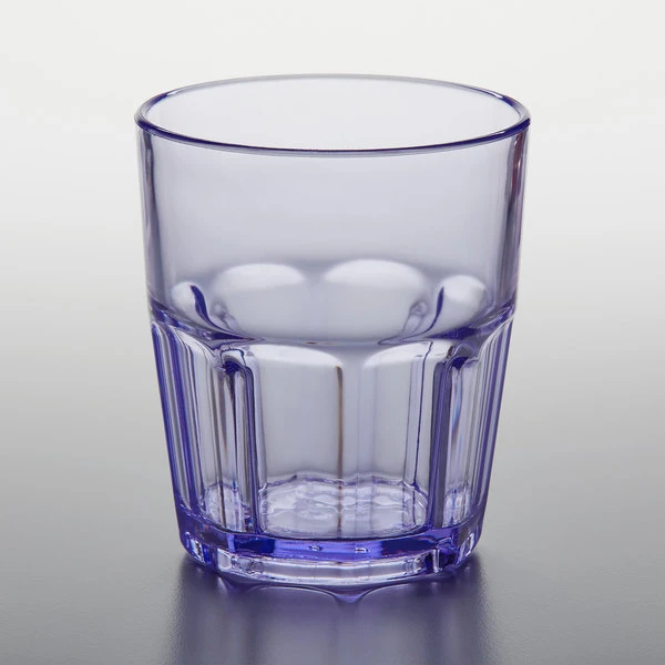 GET Enterprises GET 9912-1-BL Bahama 12 Oz. Blue Customizable SAN Plastic Tumbler - 72/Case 4 GET Enterprises GET 9912-1-BL Bahama 12 Oz. Blue Customizable SAN Plastic Tumbler - 72/Case - Image 2