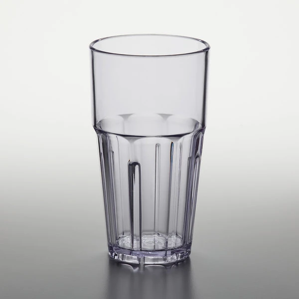 GET Enterprises GET 9916-1-CL Bahama 16 Oz. Clear Customizable SAN Plastic Tumbler - 24/Pack 4 GET Enterprises GET 9916-1-CL Bahama 16 Oz. Clear Customizable SAN Plastic Tumbler - 24/Pack - Image 2