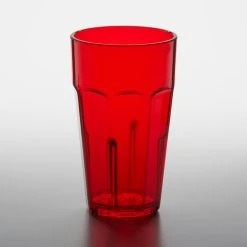 Alternative view of GET Enterprises GET 9920-1-R Bahama 20 Oz. Red Customizable SAN Plastic Tumbler - 72/Case