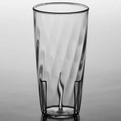 Alternative view of Carlisle 4367407 Swirl 22 Oz. Clear Polycarbonate Tumbler - 36/Case