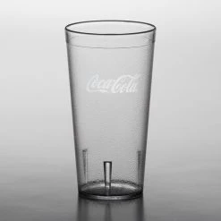 Alternative view of Carlisle 52203550A Stackable 20 Oz. Clear Coca-Cola® SAN Plastic Tumbler - 72/Case