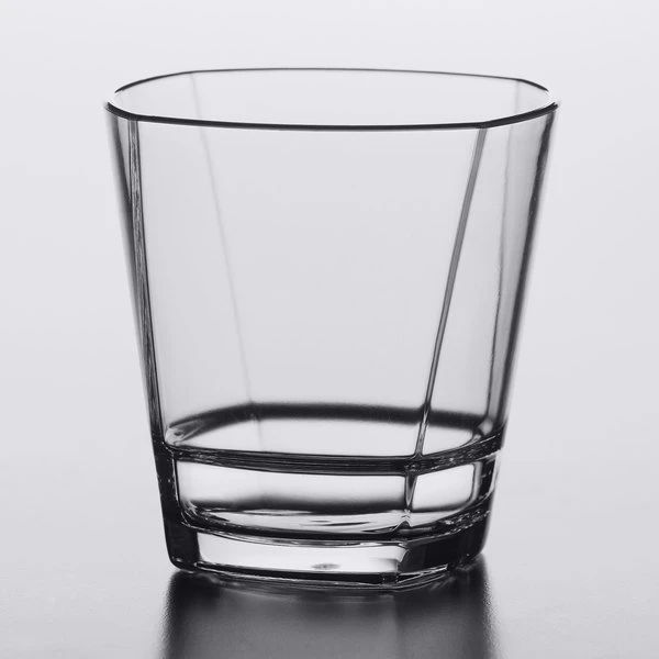Libbey 92442 Infinium Torque 12 Oz. Tritan Plastic Stackable Double Rocks / Old Fashioned Glass - 12/Case 4 Libbey 92442 Infinium Torque 12 Oz. Tritan Plastic Stackable Double Rocks / Old Fashioned Glass - 12/Case - Image 2