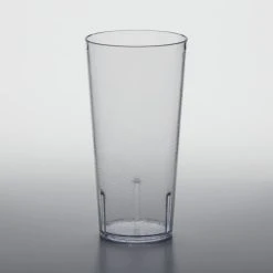 Alternative view of GET Enterprises GET 6624-1-CL 24 Oz. Clear Customizable SAN Plastic Pebbled Tumbler - 72/Case