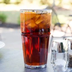 GET Enterprises GET 9922-1-CL Bahama 22 Oz. Clear Customizable SAN Plastic Tumbler - 24/Pack