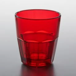 Alternative view of GET Enterprises GET 9955-1-R Bahama 5.5 Oz. Red Customizable SAN Plastic Tumbler - 72/Case