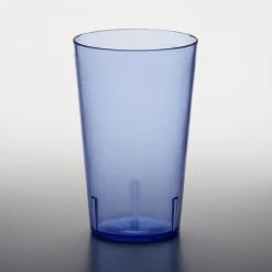 Alternative view of GET Enterprises GET 5032-1-BL 32 Oz. Blue Customizable SAN Plastic Pebbled Tumbler - 48/Case