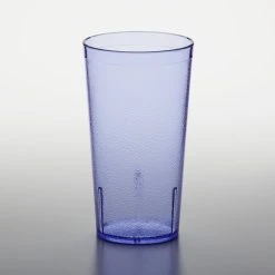Alternative view of GET Enterprises GET 6616-1-BL 16 Oz. Blue Customizable SAN Plastic Pebbled Tumbler - 72/Case