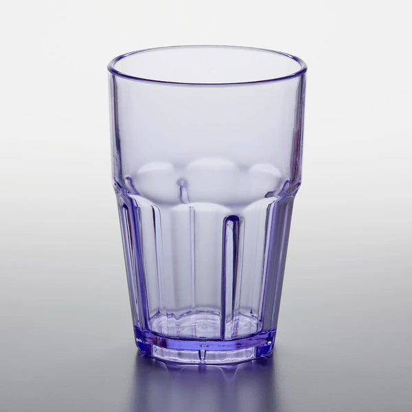 GET Enterprises GET 9914-1-BL Bahama 14 Oz. Blue Customizable SAN Plastic Tumbler - 72/Case 4 GET Enterprises GET 9914-1-BL Bahama 14 Oz. Blue Customizable SAN Plastic Tumbler - 72/Case - Image 2