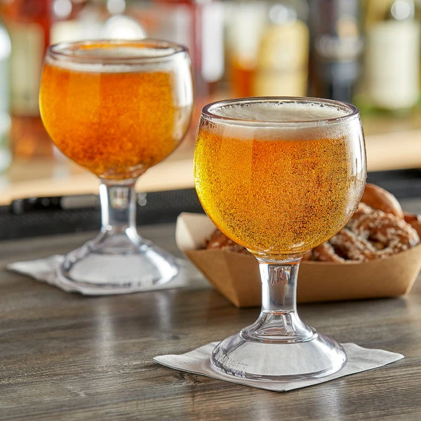 GET Enterprises GET GOB-20-1-SAN-CL 20 Oz. Customizable SAN Plastic Schooner - 12/Case 5 GET Enterprises GET GOB-20-1-SAN-CL 20 Oz. Customizable SAN Plastic Schooner - 12/Case - Image 3