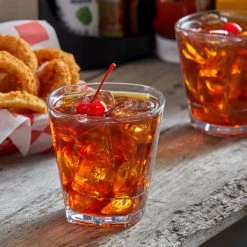 Libbey 92442 Infinium Torque 12 Oz. Tritan Plastic Stackable Double Rocks / Old Fashioned Glass - 12/Case