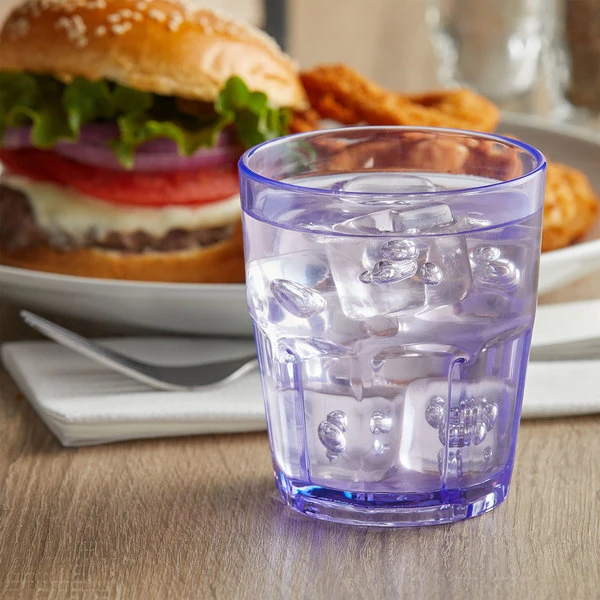 GET Enterprises GET 9912-1-BL Bahama 12 Oz. Blue Customizable SAN Plastic Tumbler - 72/Case 3 GET Enterprises GET 9912-1-BL Bahama 12 Oz. Blue Customizable SAN Plastic Tumbler - 72/Case