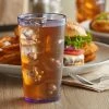 GET Enterprises GET 6612-1-BL 12 Oz. Blue Customizable SAN Plastic Pebbled Tumbler - 72/Case 2 GET Enterprises GET 6612-1-BL 12 Oz. Blue Customizable SAN Plastic Pebbled Tumbler - 72/Case -Acopa Shop 1858092