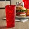 GET Enterprises GET 6620-1-R 20 Oz. Red Customizable SAN Plastic Pebbled Tumbler - 72/Case 1 GET Enterprises GET 6620-1-R 20 Oz. Red Customizable SAN Plastic Pebbled Tumbler - 72/Case -Acopa Shop 1858109