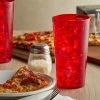 GET Enterprises GET 6632-1-R 32 Oz. Red Customizable SAN Plastic Tall Pebbled Tumbler - 48/Case 1 GET Enterprises GET 6632-1-R 32 Oz. Red Customizable SAN Plastic Tall Pebbled Tumbler - 48/Case -Acopa Shop 1858168