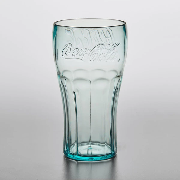 GET Enterprises GET 1126-JC Bell 26 Oz. Jade Coca-Cola® SAN Plastic Soda Glass - 72/Case 4 GET Enterprises GET 1126-JC Bell 26 Oz. Jade Coca-Cola® SAN Plastic Soda Glass - 72/Case - Image 2